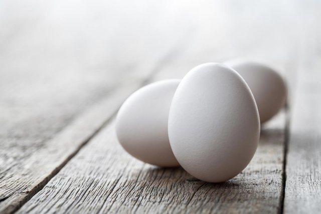 White eggs